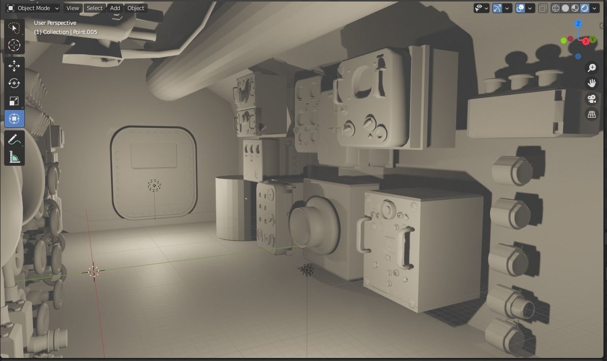 Submarine 3D model_15