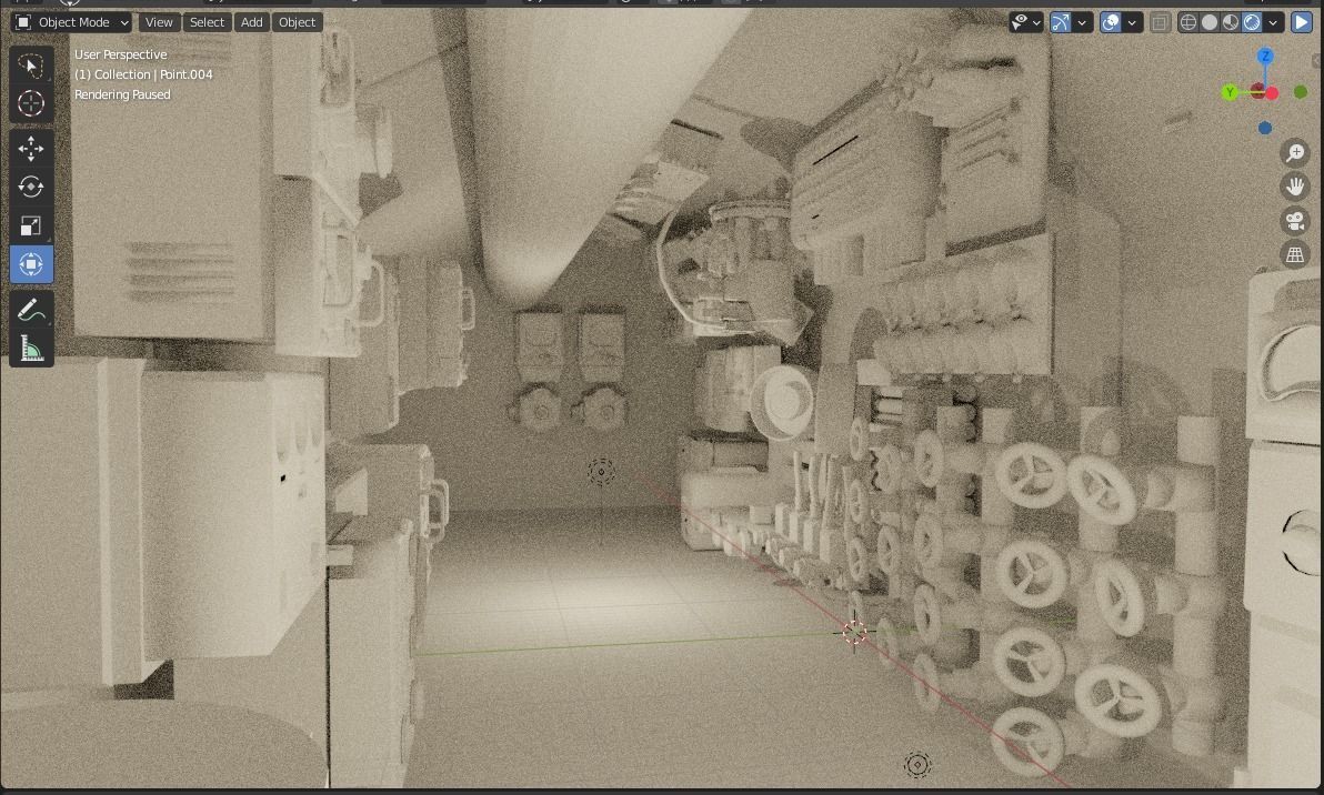 Submarine 3D model_10