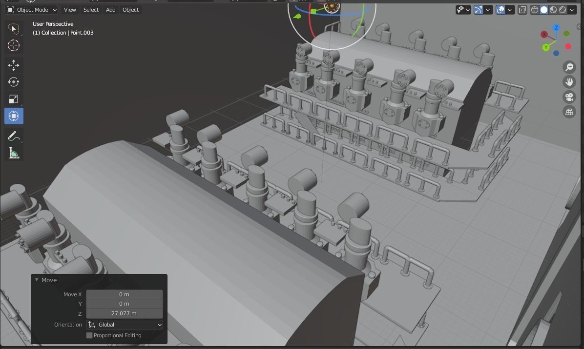 Submarine 3D model_6