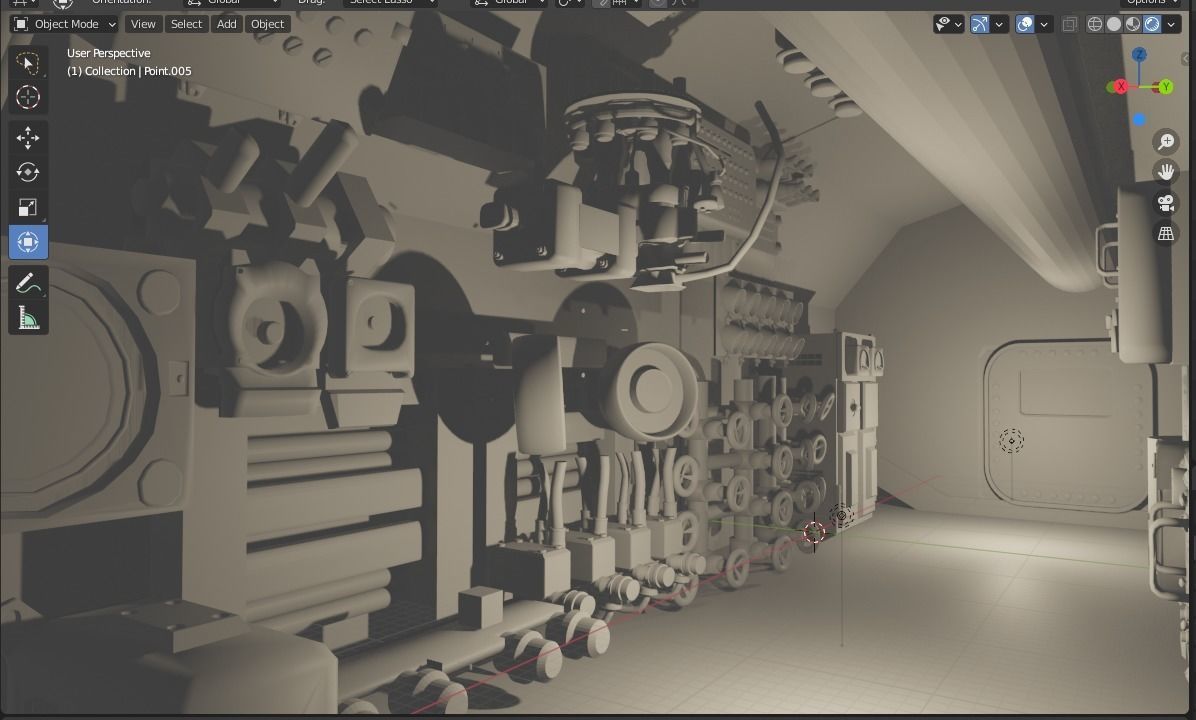 Submarine 3D model_13