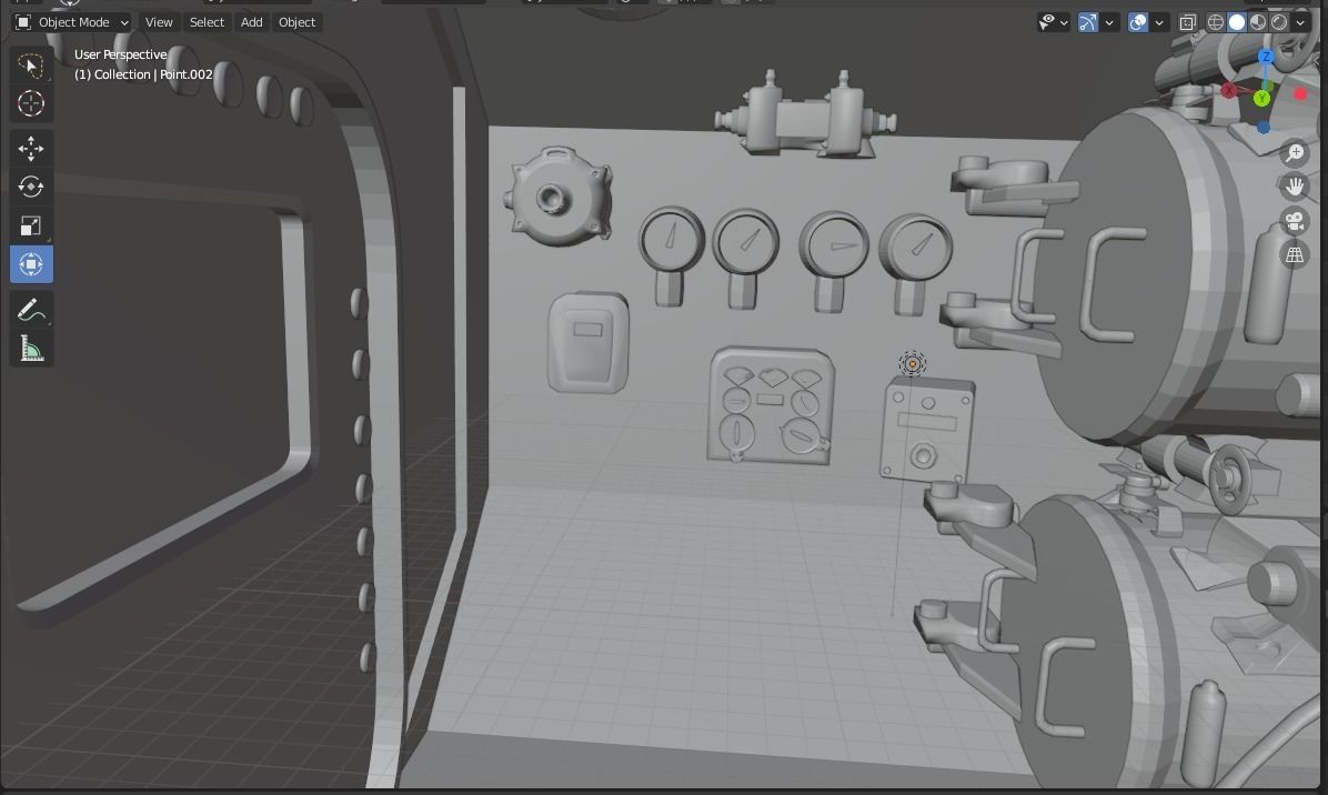 Submarine 3D model_3