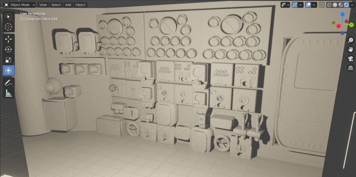 Submarine 3D model_24