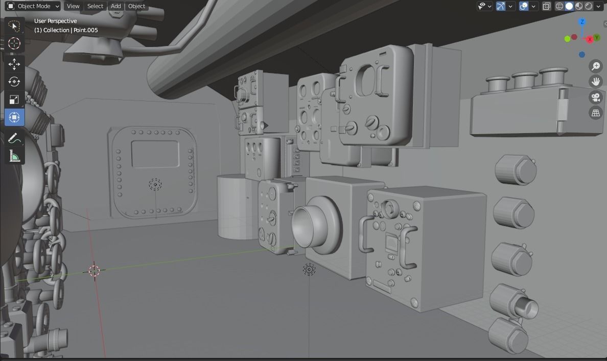 Submarine 3D model_16