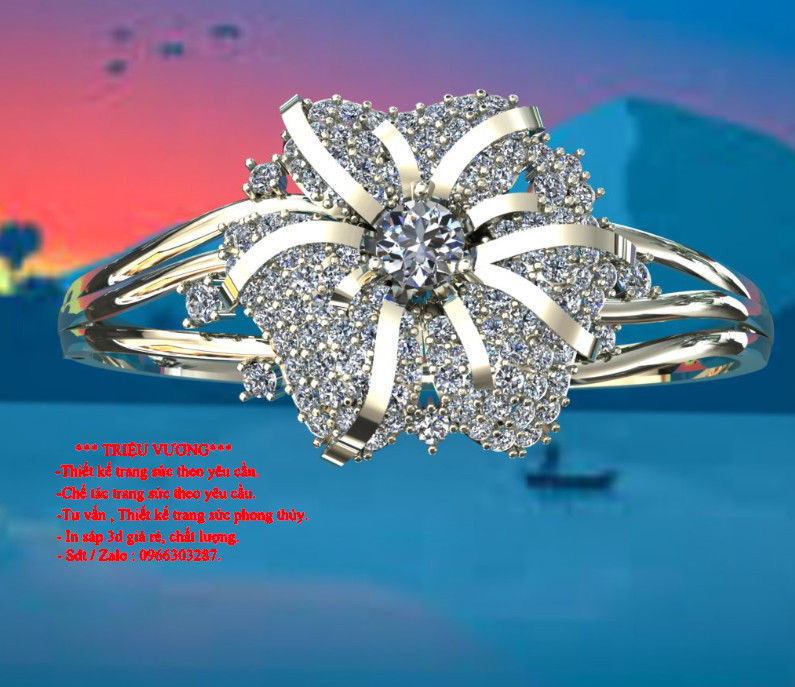 bracelet 23  3D model_2