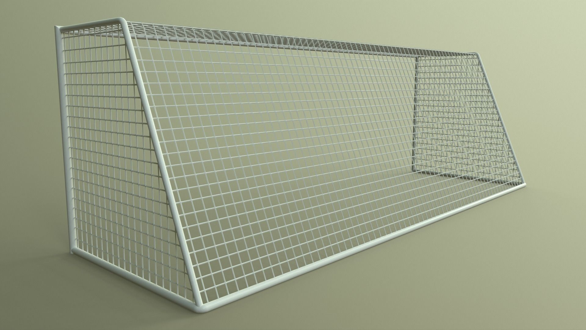 PBR Soccer Football Goal Post A-J 3D Model Collection_56