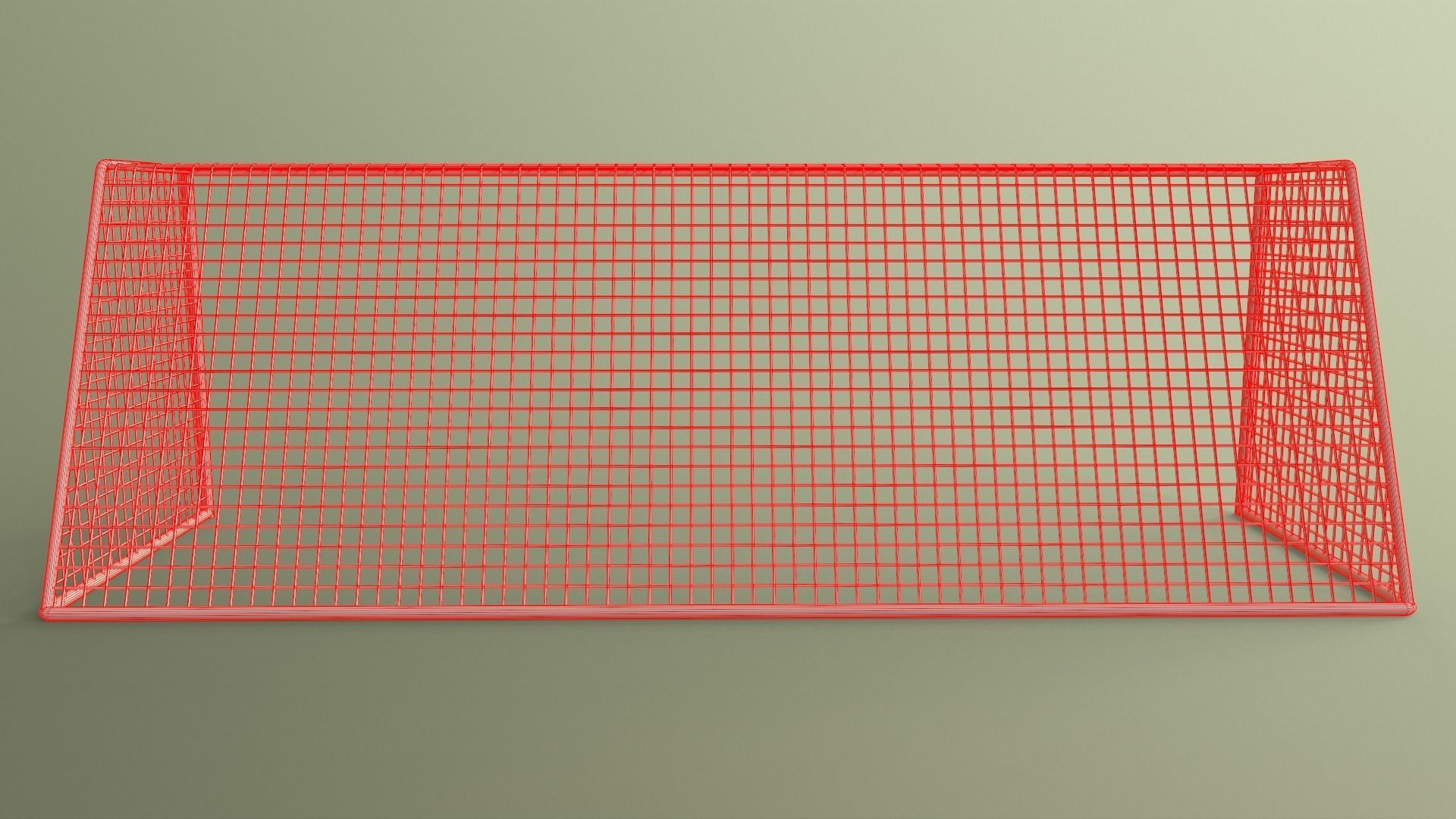 PBR Soccer Football Goal Post A-J 3D Model Collection_60