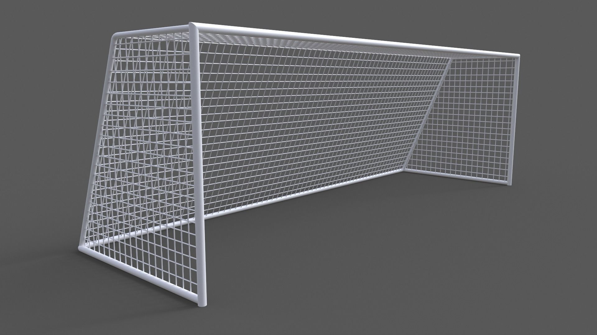 PBR Soccer Football Goal Post A-J 3D Model Collection_40