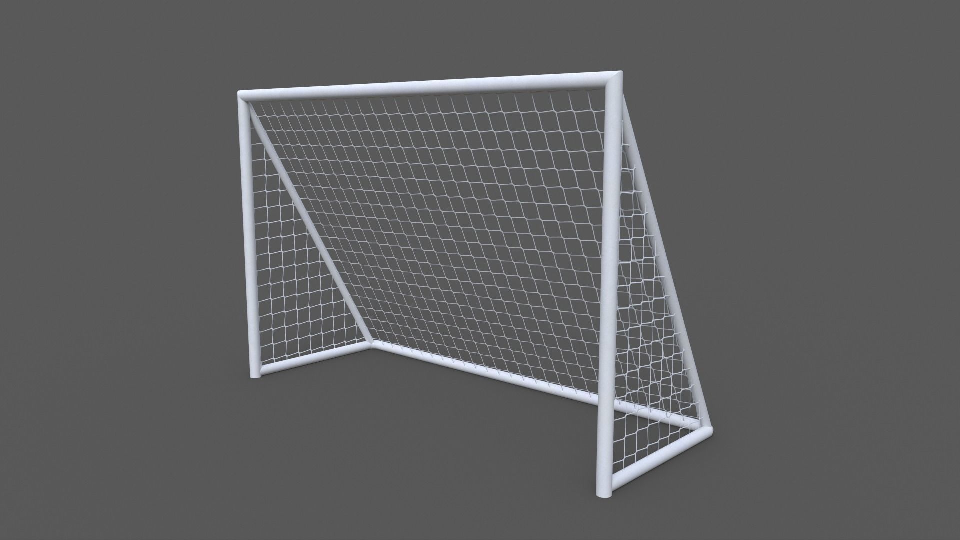 PBR Soccer Football Goal Post A-J 3D Model Collection_22