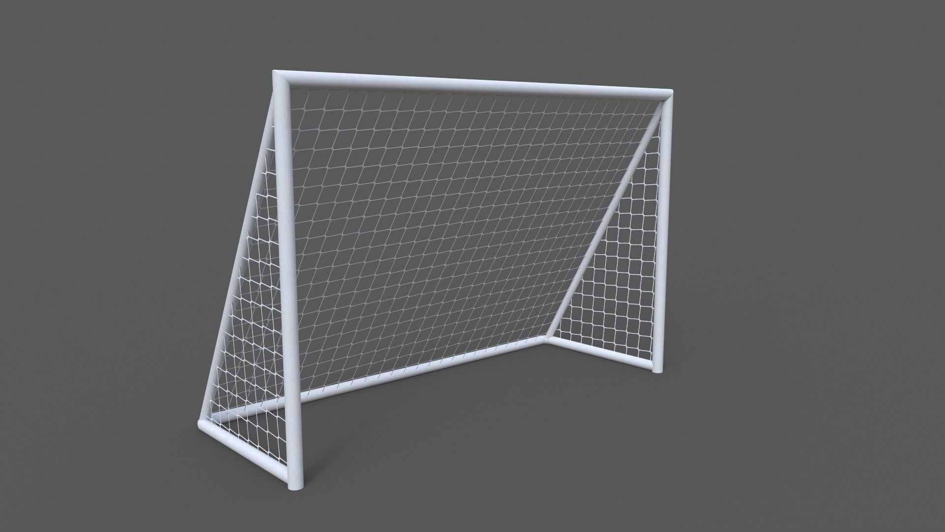 PBR Soccer Football Goal Post A-J 3D Model Collection_25