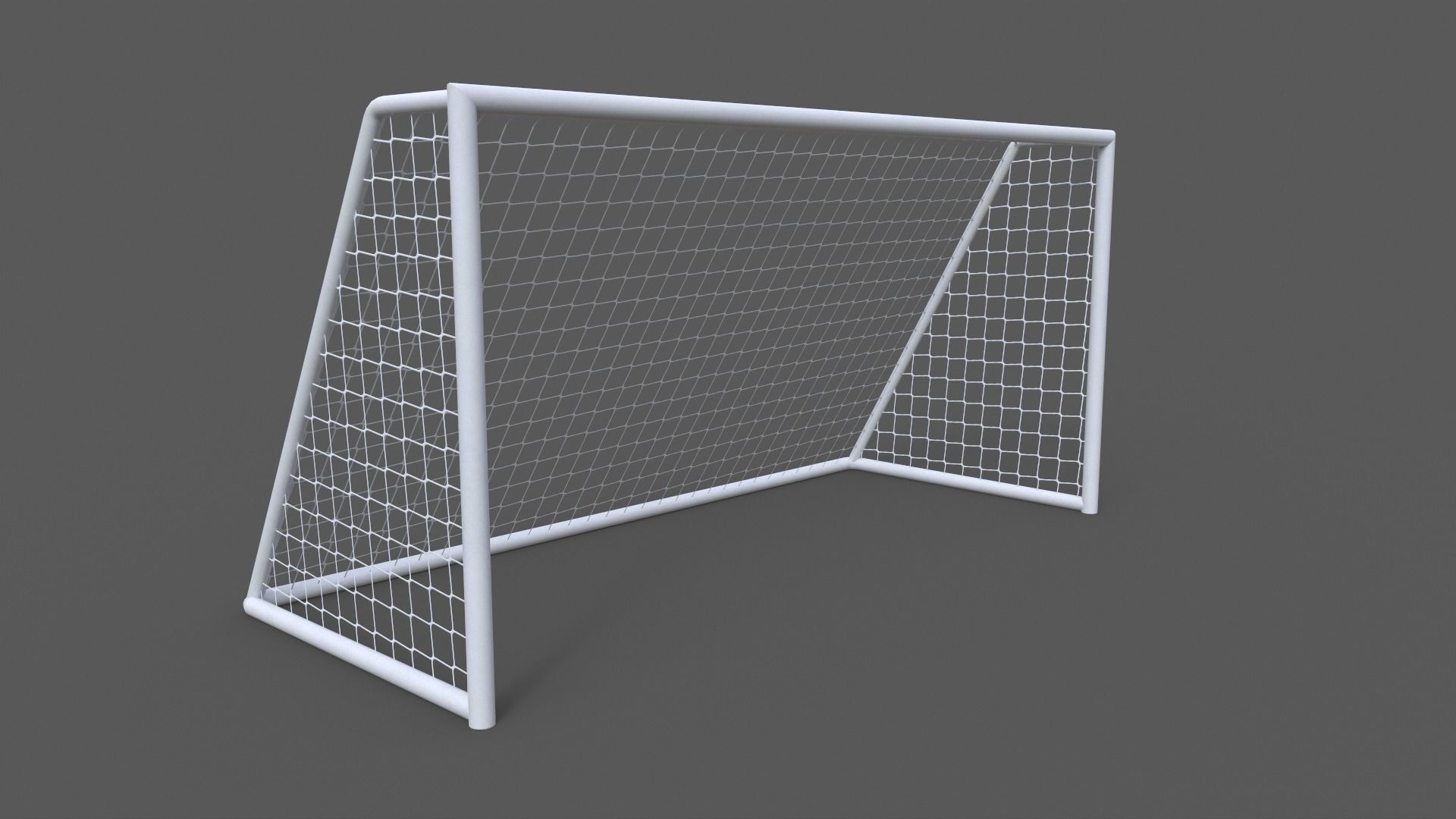 PBR Soccer Football Goal Post A-J 3D Model Collection_41