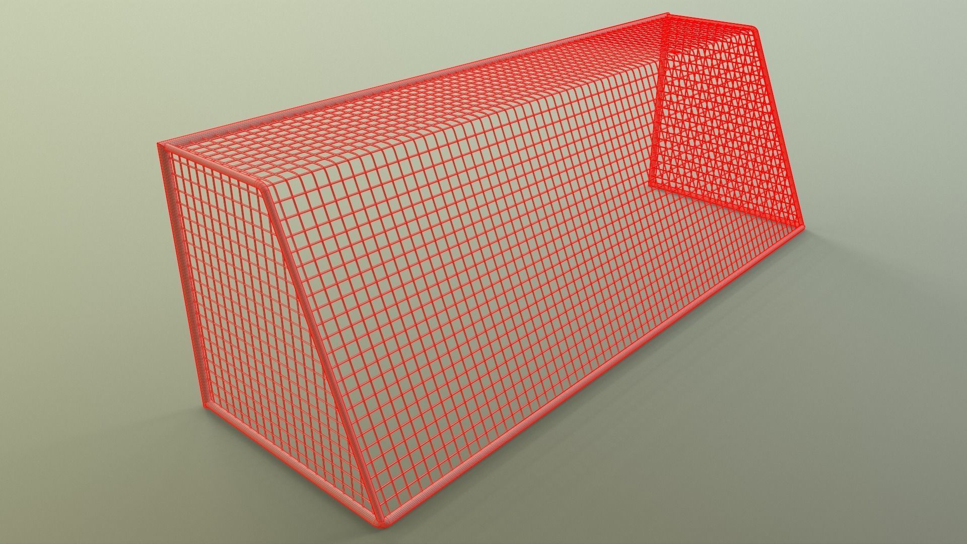 PBR Soccer Football Goal Post A-J 3D Model Collection_63