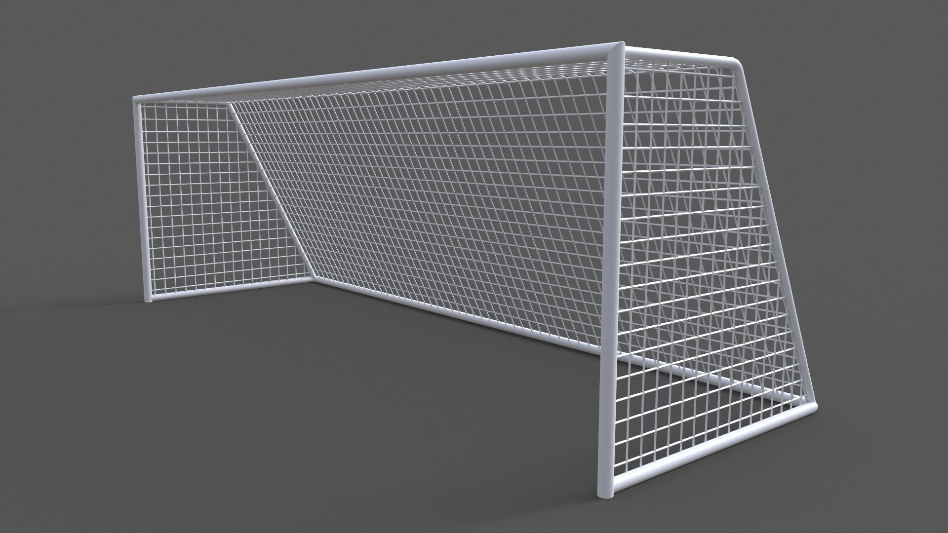 PBR Soccer Football Goal Post A-J 3D Model Collection_49