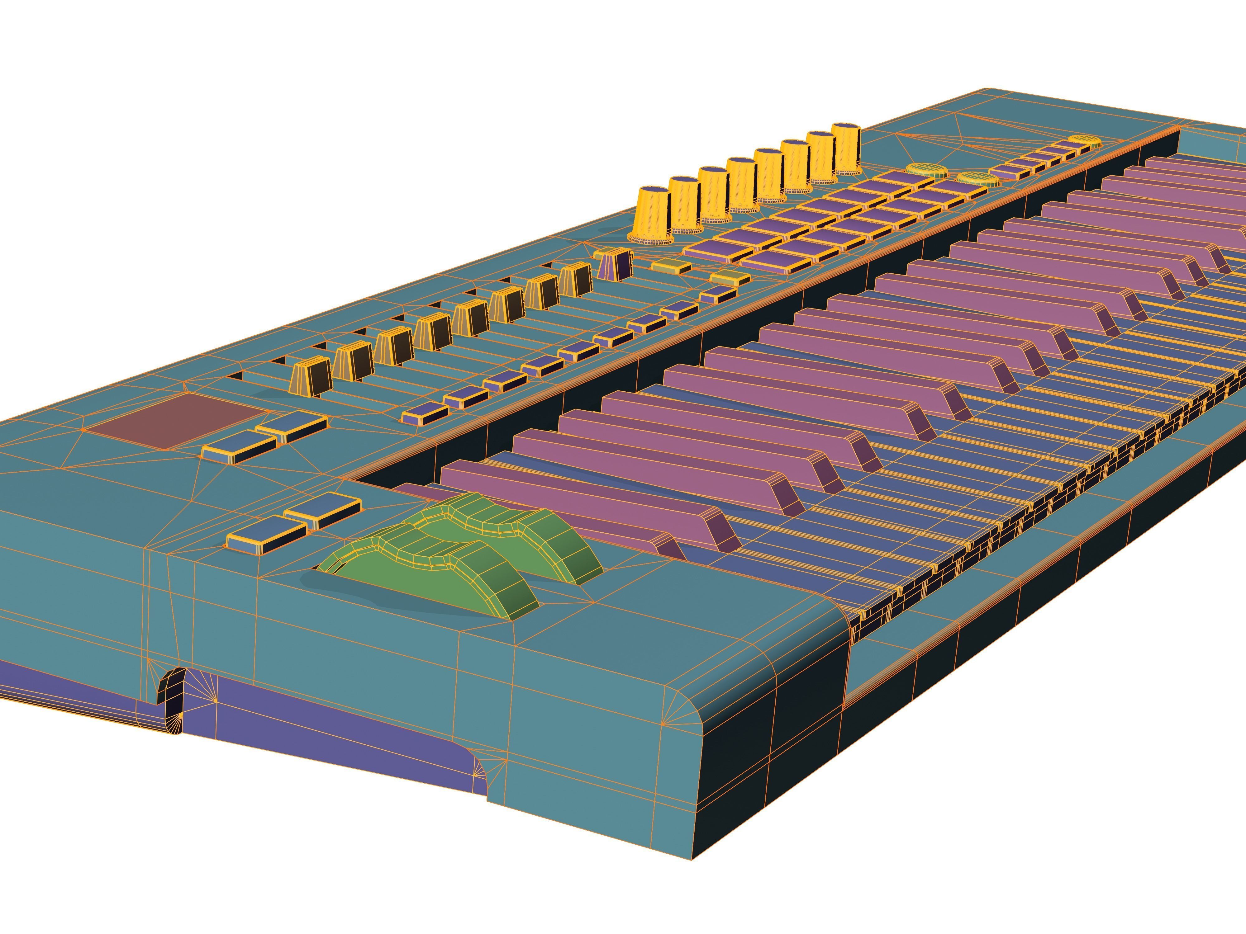 Novation LaunchKey 49 MK2 3D model_10