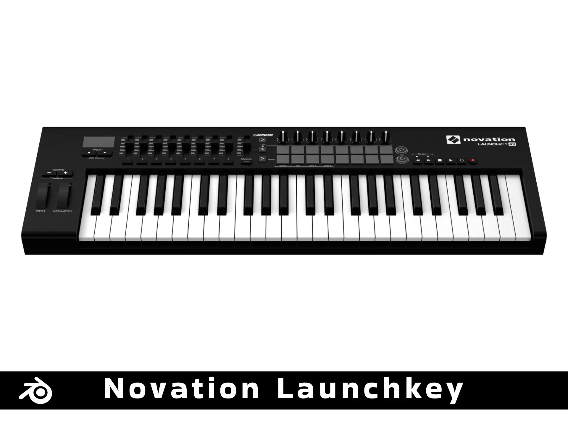 Novation LaunchKey 49 MK2 3D model_0