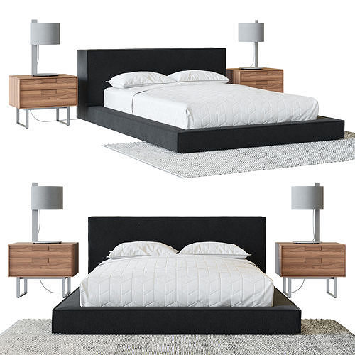 BLU DOT Dodu Full Bed 3D model