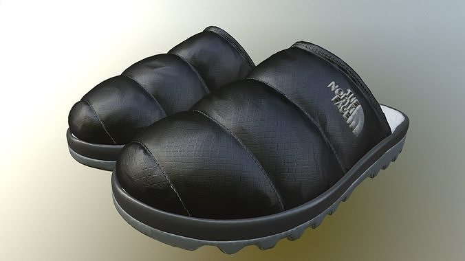 THE NORTH FACE FASHION SLIPPERS PBR Low-poly 3D model