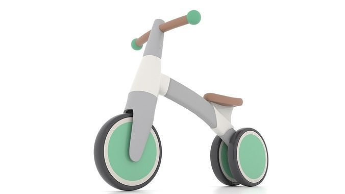 Bike Tricycle for Kids  Low-poly 3D model