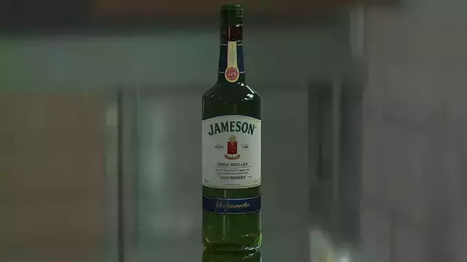 Jameson Irish Whiskey Bottle