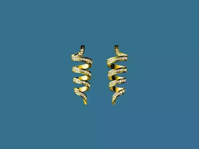 twist earring 