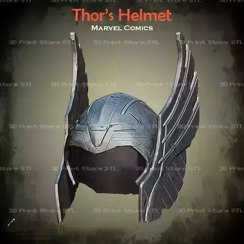 Thor Helmet Cosplay Marvel - STL File