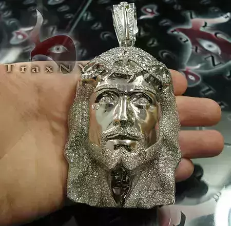 Jesus diamond pendent 