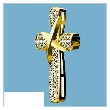 cross diamond  pendent  3D print model