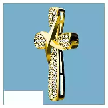cross diamond  pendent 