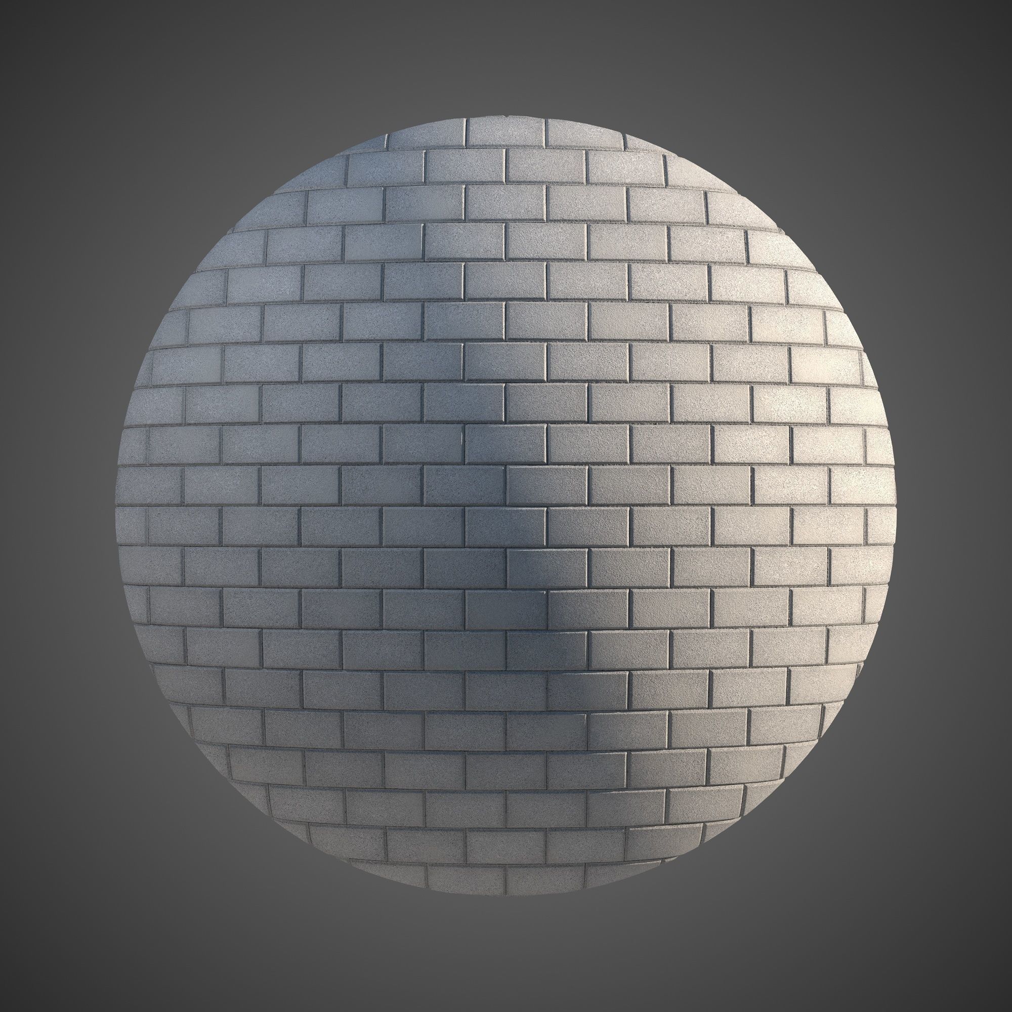 8K Large Scale Pavement Running Bond - 15 Variatons Texture_9