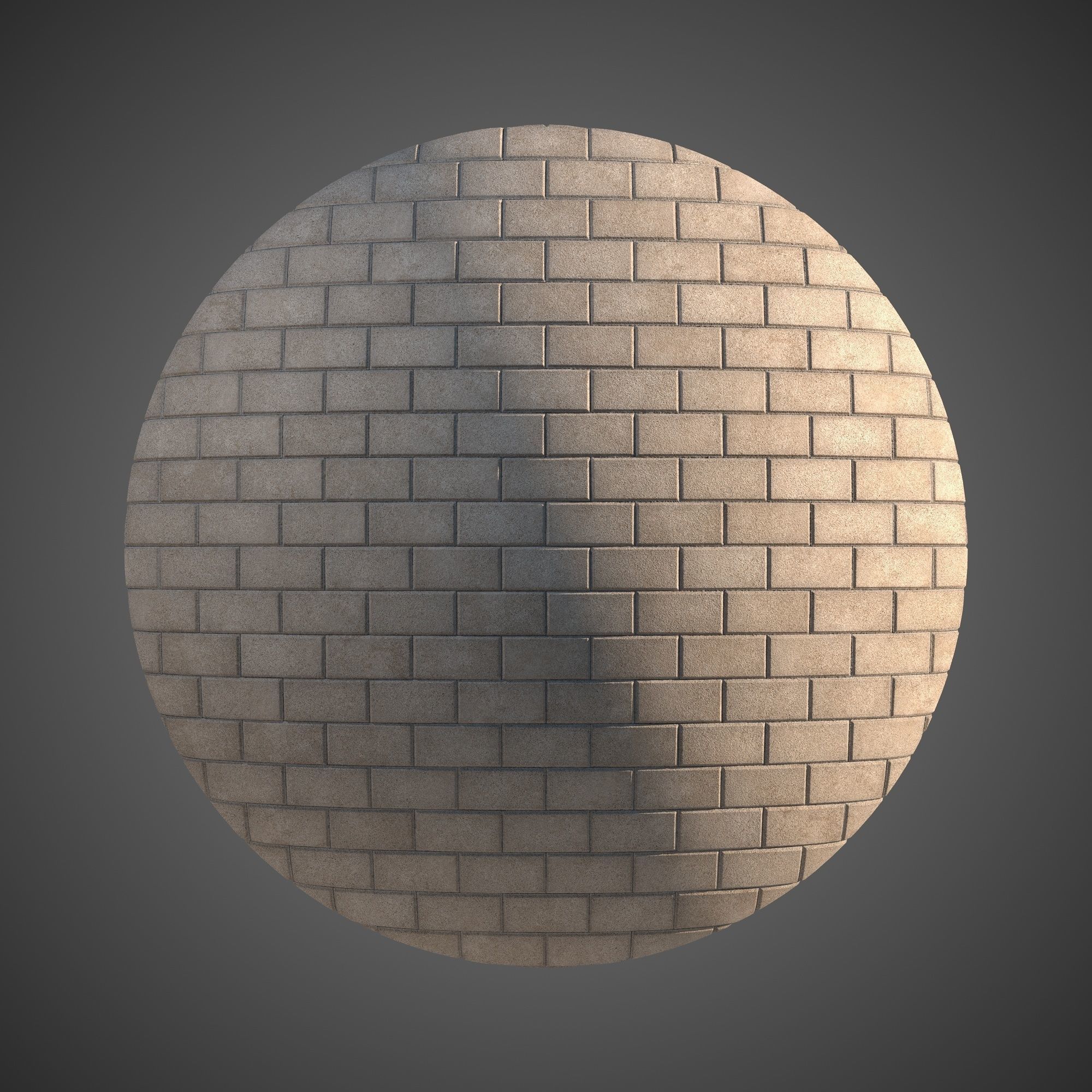 8K Large Scale Pavement Running Bond - 15 Variatons Texture_11