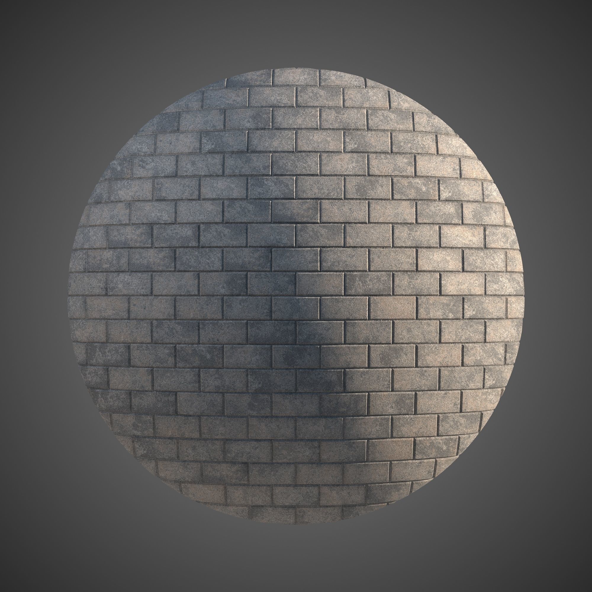 8K Large Scale Pavement Running Bond - 15 Variatons Texture_12