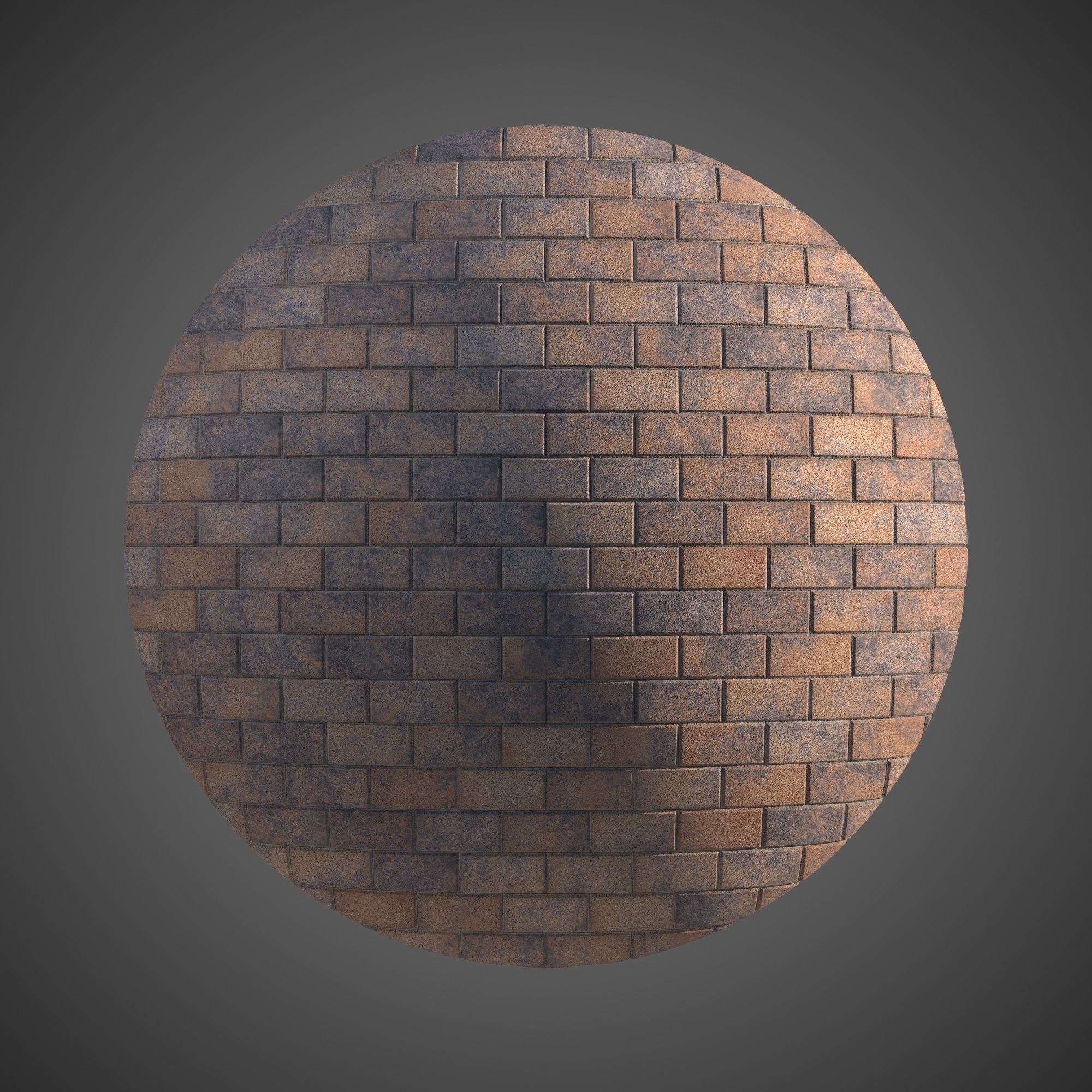 8K Large Scale Pavement Running Bond - 15 Variatons Texture_16