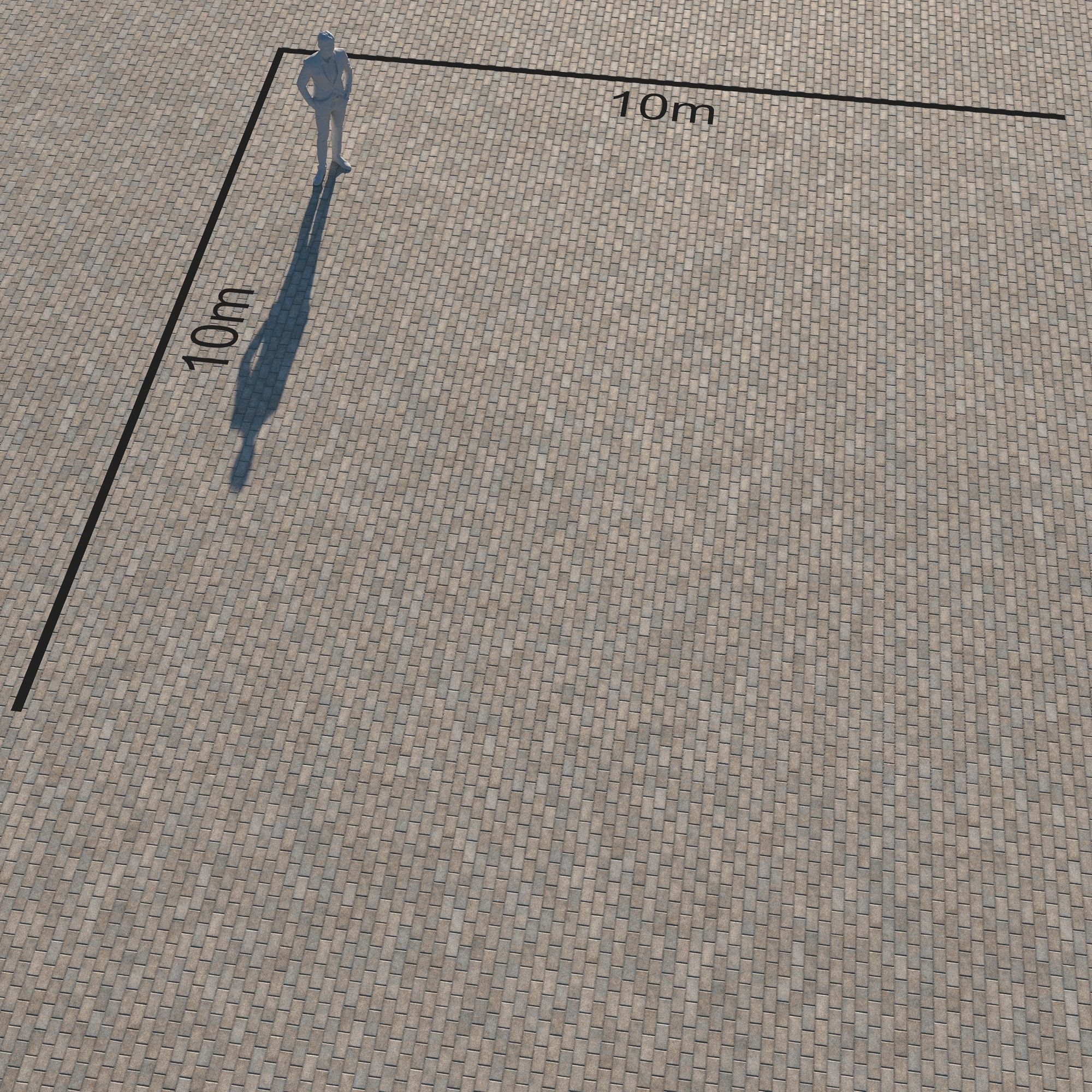 8K Large Scale Pavement Running Bond - 15 Variatons Texture_22