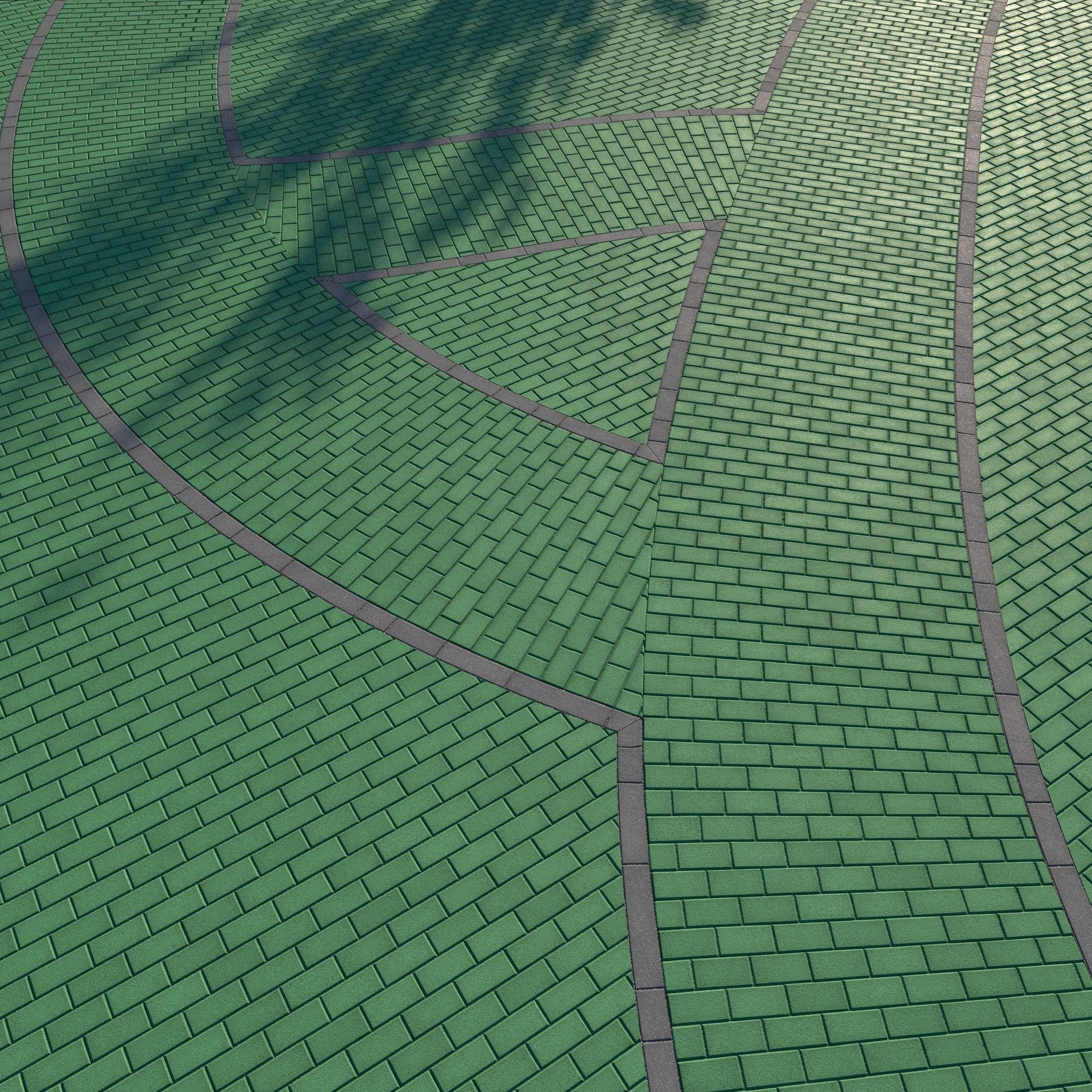 8K Large Scale Pavement Running Bond - 15 Variatons Texture_24