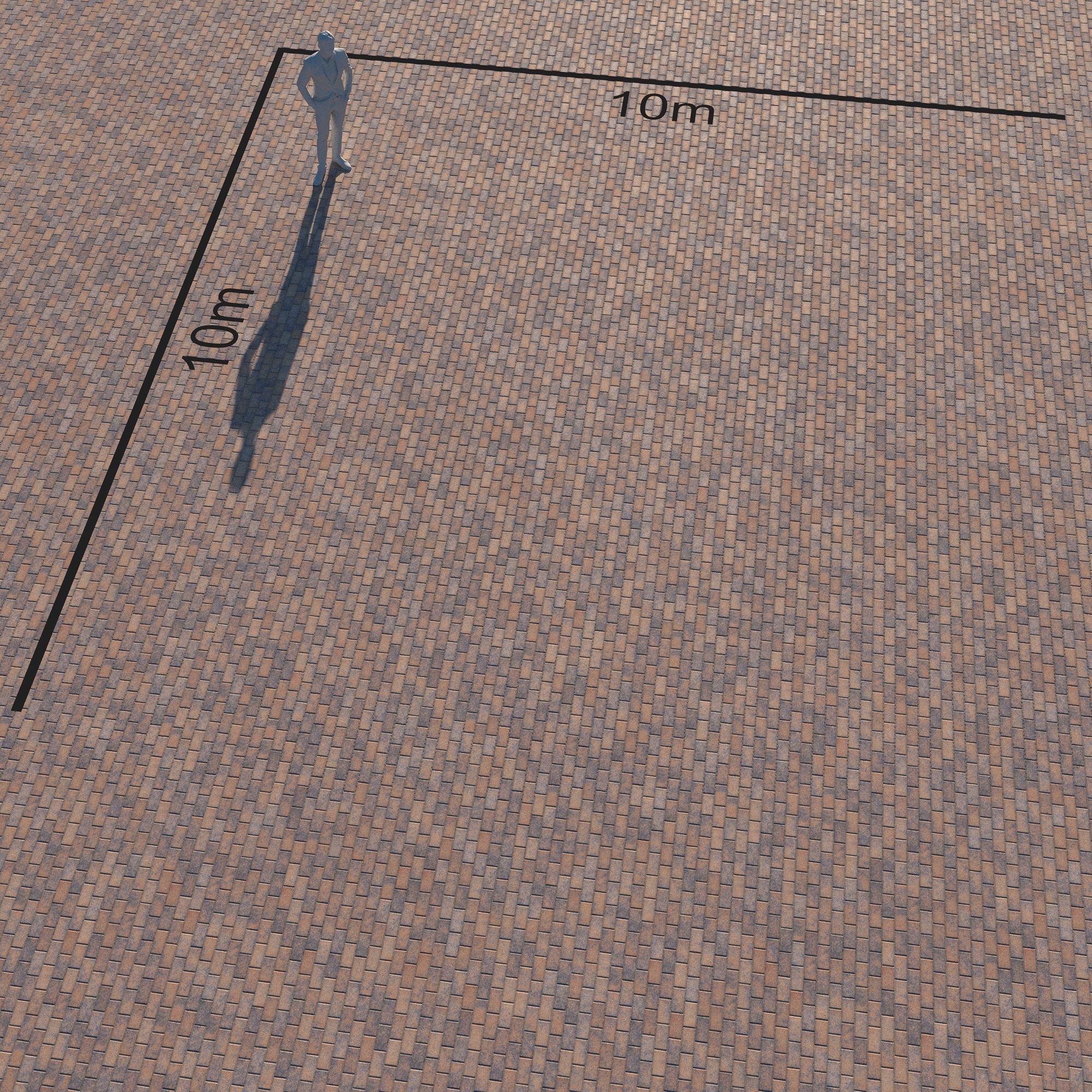 8K Large Scale Pavement Running Bond - 15 Variatons Texture_26