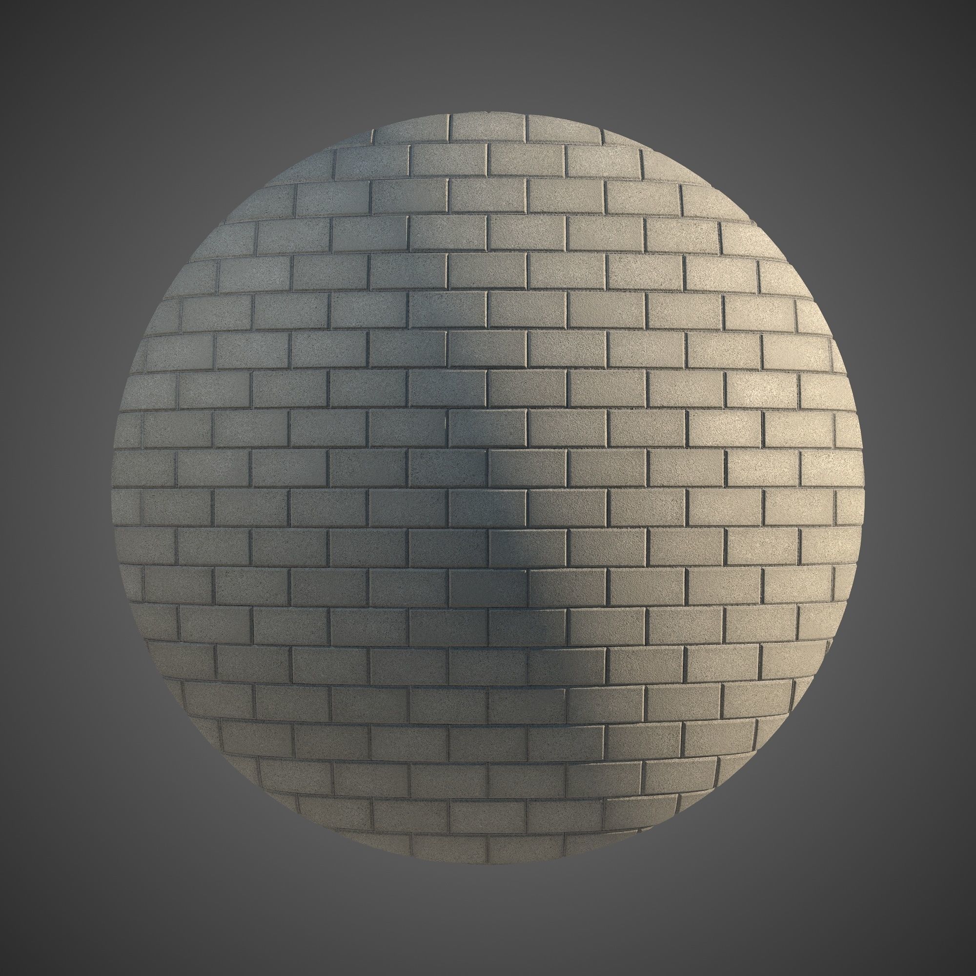 8K Large Scale Pavement Running Bond - 15 Variatons Texture_8