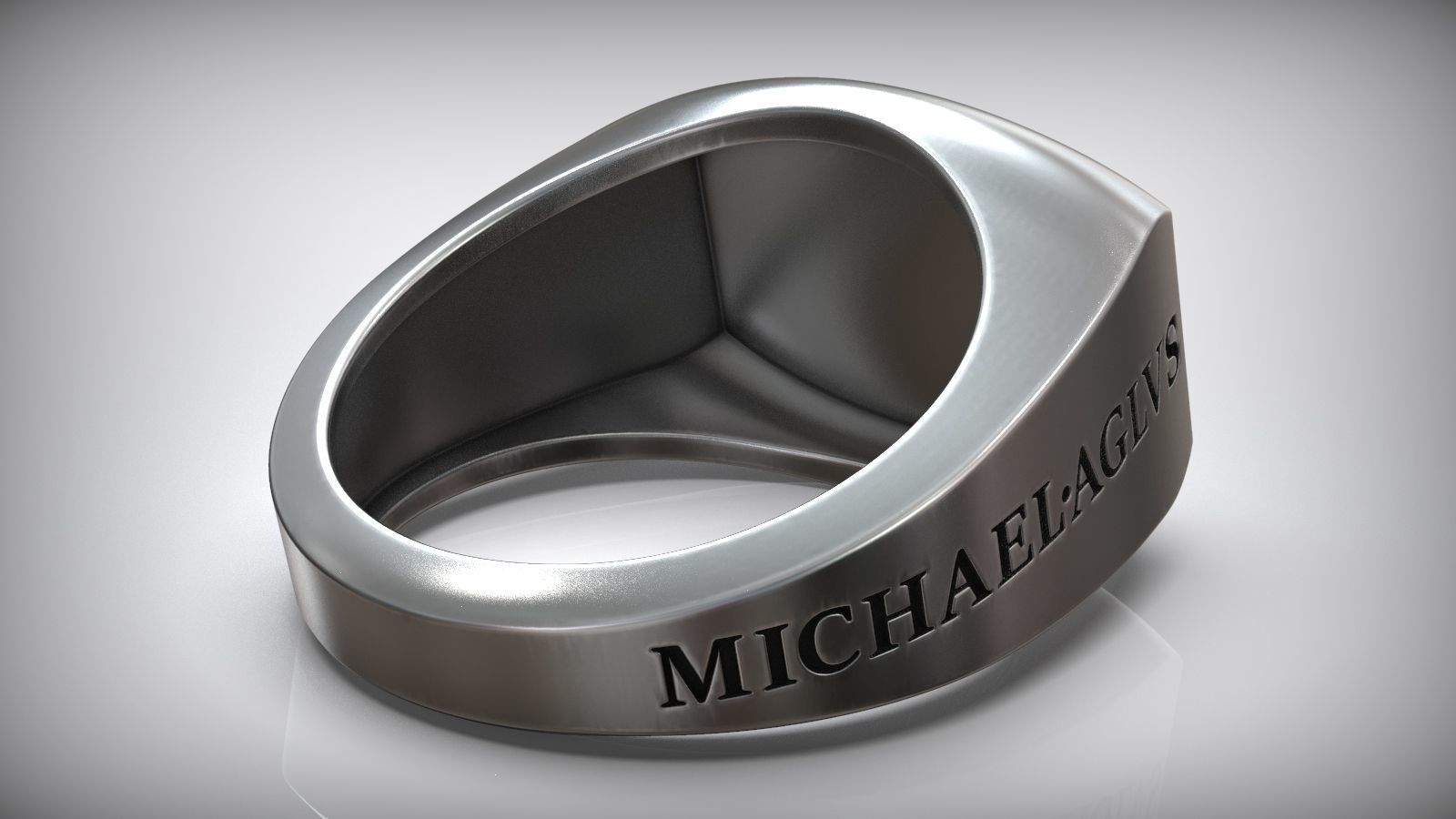 Hand Of God Michaelangelo Sistine Chapel Signet 3D print model_6