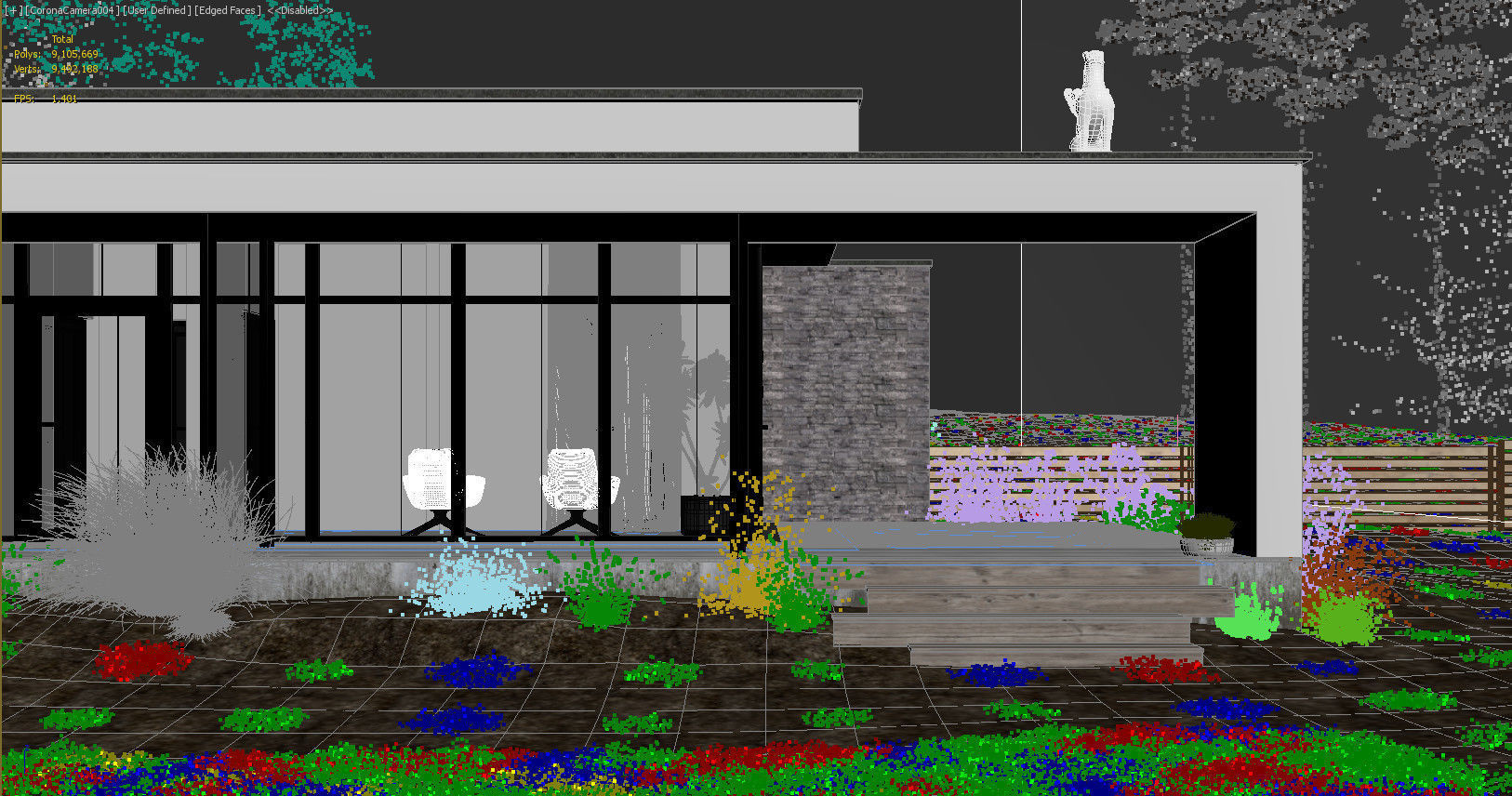 Overcast Exterior Scene 3D model 3D model_3