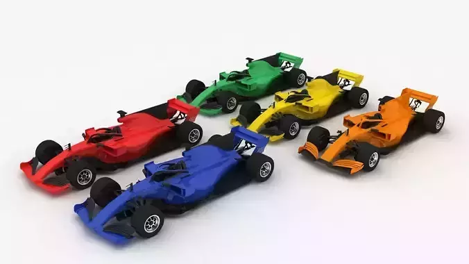  Formula 1 Season 2022 F1 Race Car Collection 3D model