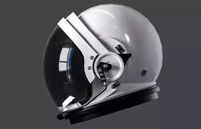 Lowpoly Orion Astronaut Suit Helmet Low-poly 3D model