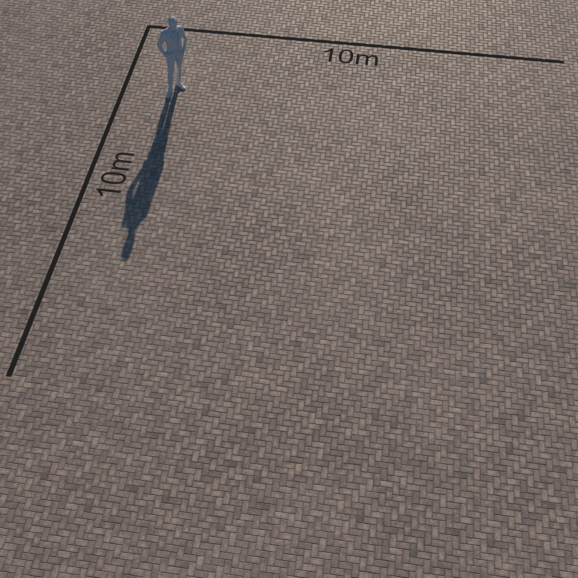 Large Area Herringbone concrete paving 02 - 15 Variations Texture_53