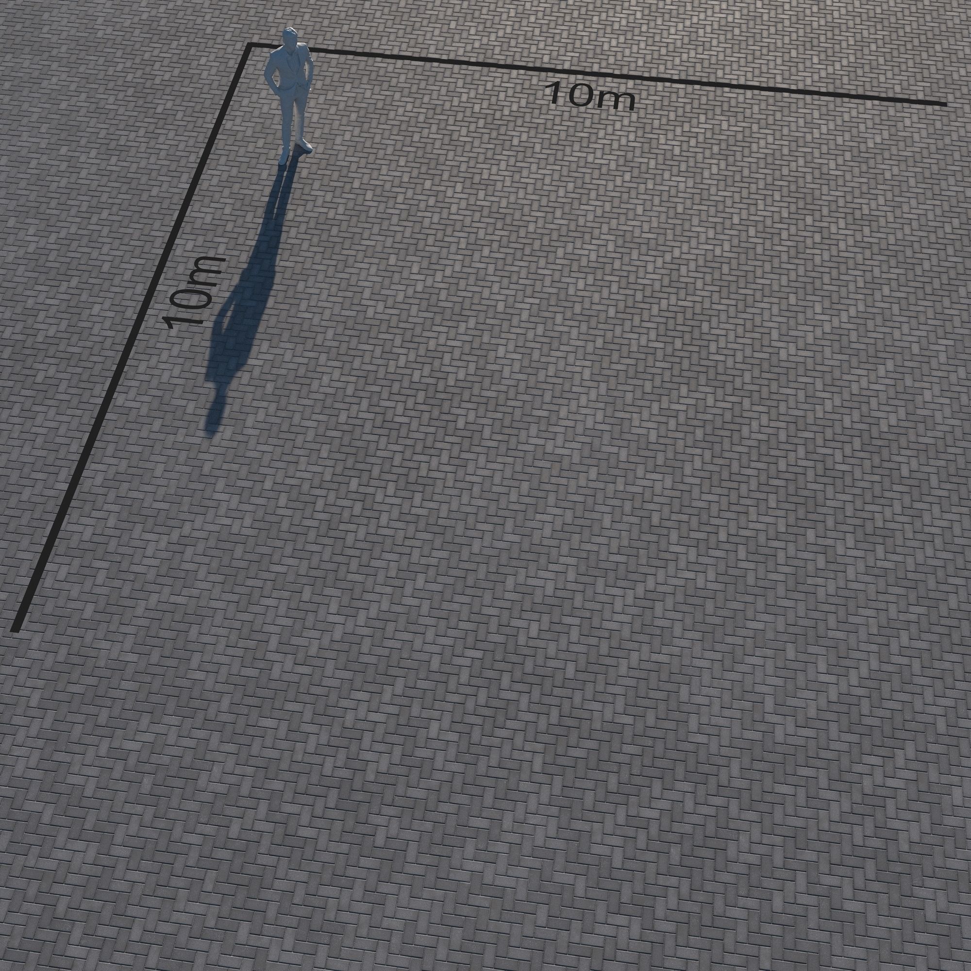 Large Area Herringbone concrete paving 02 - 15 Variations Texture_48