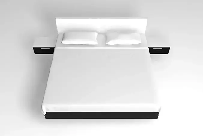 Master bed - White rose