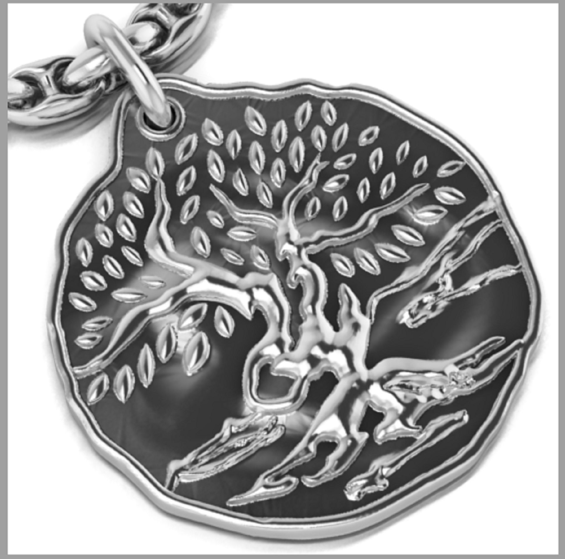 pendant Tree of Life 3D print model_3