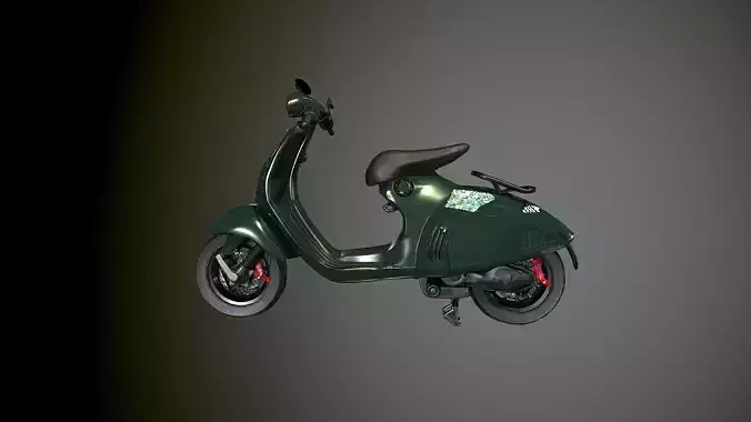 Scooter Vespa 946 3d Model