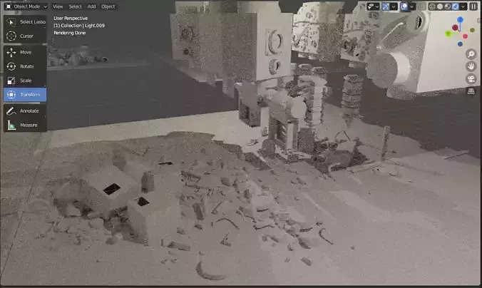Waste Facility 3D model