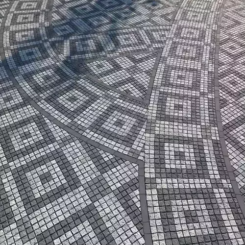 8K Large Area Cobblestone 01 - 3 Variatons Texture