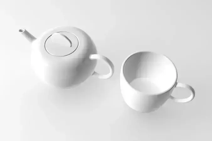 Tea set - Flamingo