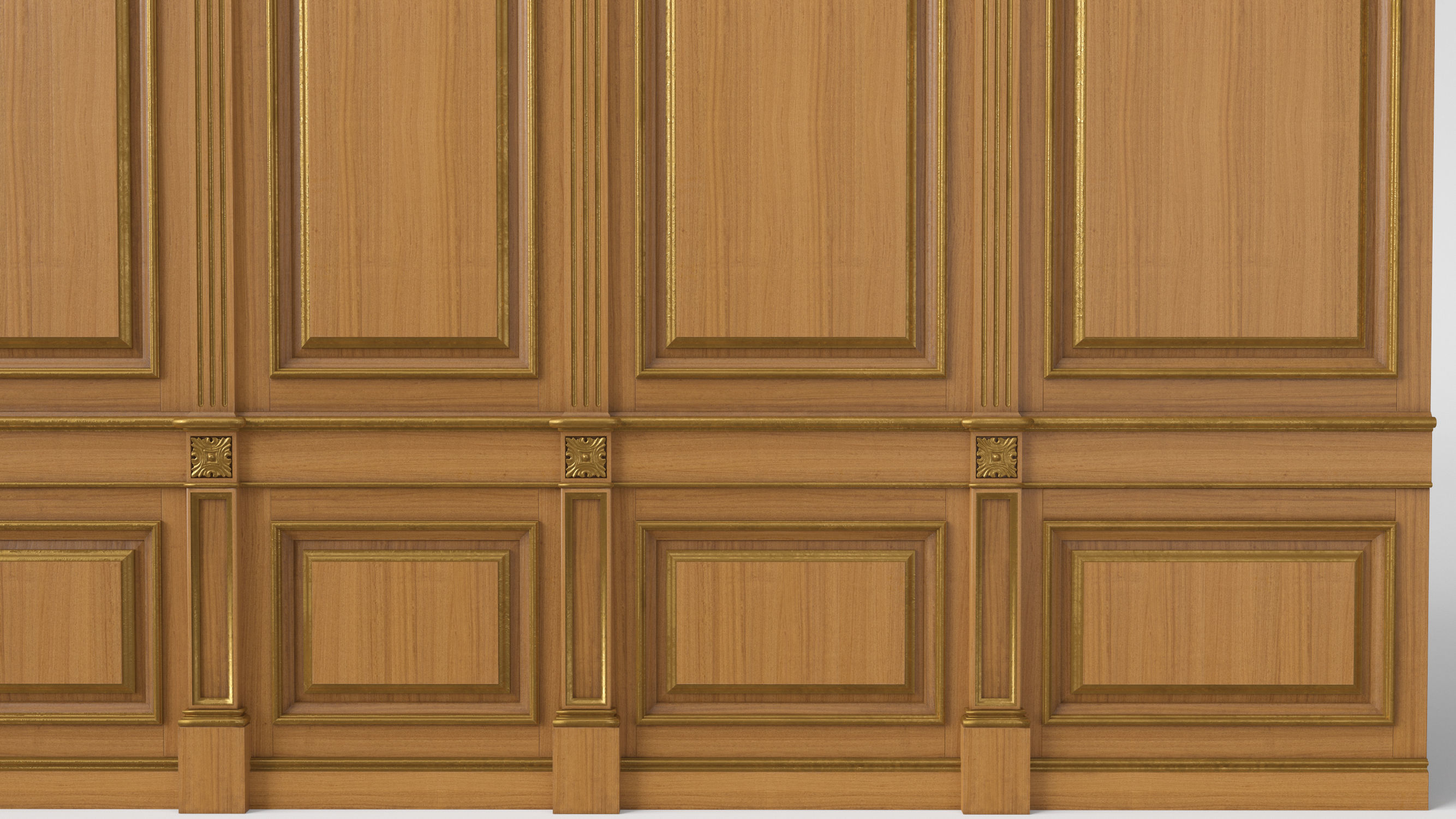 Wooden panel 02 03 3D model_11