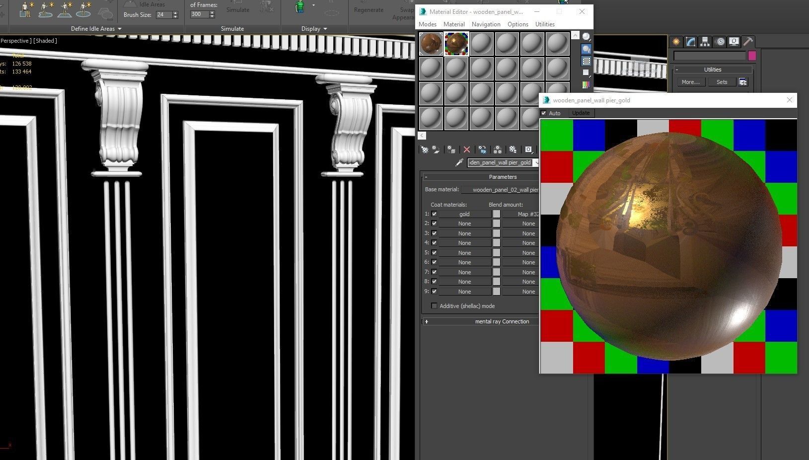Wooden panel 02 03 3D model_33