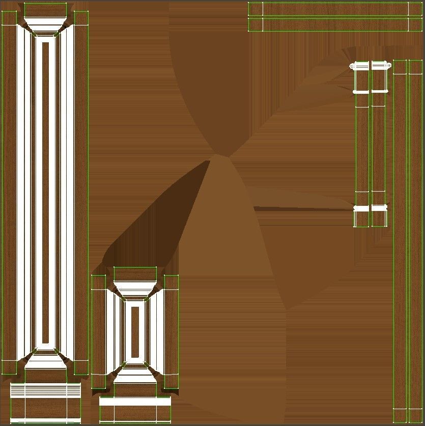 Wooden panel 02 03 3D model_36